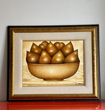 Minerva Brizuela Still Life Painting 2000 Bowl Of Pears Contemporary Cuban Art