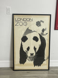 1968 LONDON ZOO Chi-Chi An-An Panda by Roszlav Szaybo Framed Graphic Art Poster