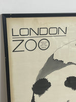 1968 LONDON ZOO Chi-Chi An-An Panda by Roszlav Szaybo Framed Graphic Art Poster