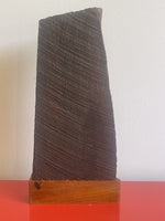 Vintage MCM Midcentury Modernist Wood Art Carved Sculpture Statue 13.5” Tall