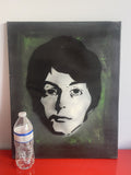 Original NYC Graffiti Stencil Art Canvas Retro 80s 90s Paul McCartney Beatles