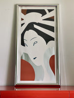 Kyuzo Tsugami 1970s Mod SAMURAI Graphic Art Serigraph Postmodernism Minimalism