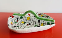 Bitossi Harlequin Mosaic 60s 70s Retro Abstract Geometric Divided Dish Italy