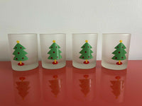 KATJA Christmas Glasses Set Of 4 Retro 80s 90s Graphic Memphis Design Postmodern