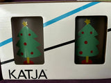 KATJA Christmas Glasses Set Of 4 Retro 80s 90s Graphic Memphis Design Postmodern