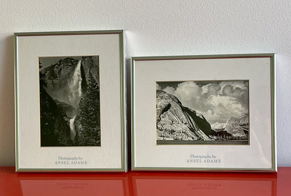 Ansel Adams Gallery 8” x 10.5” Printed Matte Official PAIR Framed Photographs