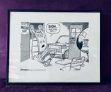 Orig Comic Strip Cartoon Art Seattle Post “Hall of Innocence Lost” ‘95 Greenberg