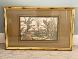 Exotic Botanical Engravings after Johannes Nieuhof 17th Century Framed Set of 4