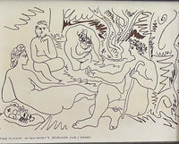 Linoleum Picasso Dejeuner Sur L'Herbe Manet Retro Kitsch Graphic Art