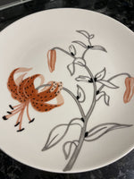 Franciscan Tahoe 6” Plate Lot Of 6 Fine China Rare Pattern 1950-1952 Tiger Lily