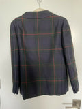 Vintage BILL BLASS Maurice Rentner Plaid Wool Jacket sz 8 ILGWU 60s 70s Retro