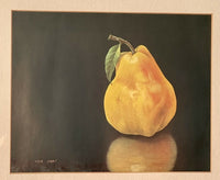 Surrealist Fruit Prints Apple Pear Hyperrealism NEL CARY Vintage 60s Retro Art