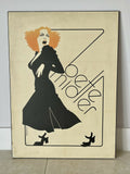 Original 1973 Bette Midler Poster Insert Iconic AMSEL Mounted Ready To Hang