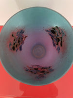 Huge Barbini Murano SCAVO Art Glass Vase Vessel 11” Tall 80s 90s Era Estate Find