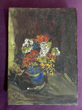 19th Cent. Pennsylvania Miniature Floral Still Life Painting AMY GERTRUDE PAYNE