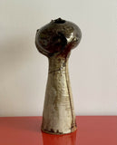 Edna Arnow 14” Stoneware Freeform Vase Sculpture Vintage MCM Studio Art Pottery