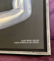 RARE Jon Stevens Silver People ArtExpo Promo 1982 Avant Garde Art Hyperrealism