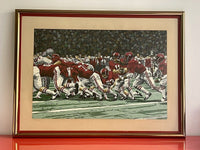 Sugar Bowl 1978 Alabama vs Ohio State Signed LE Serigraph RICK RUSH 182/275