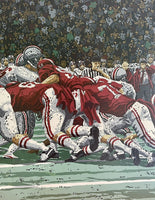 Sugar Bowl 1978 Alabama vs Ohio State Signed LE Serigraph RICK RUSH 182/275