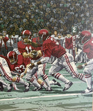 Sugar Bowl 1978 Alabama vs Ohio State Signed LE Serigraph RICK RUSH 182/275