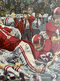 Sugar Bowl 1978 Alabama vs Ohio State Signed LE Serigraph RICK RUSH 182/275