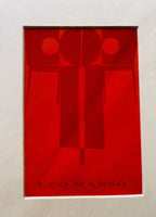 Bauhaus Art Deco Mini Print Collection (6) 8” x 10” Postmodern Memphis Design