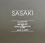 MIXED MISC. LOT Original SASAKI Colorstone Matte Black Vignelli 1980s (8 pieces)