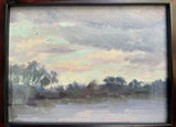 “Morning Clouds” Impressionist Plein Air Art Oil Painting Manon Sander 6” x 8”