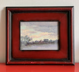 “Morning Clouds” Impressionist Plein Air Art Oil Painting Manon Sander 6” x 8”