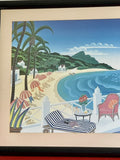 Thomas McKnight Crescent Bay 1988 Modernist Fine Art Print Pop Graphic 55” x 32”