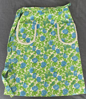 Vintage Lilly Pulitzer THE LILLY Rickrack Trim Wrap-Around Skirt Size M 60s 70s