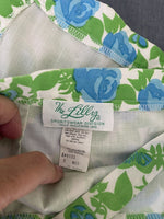 Vintage Lilly Pulitzer THE LILLY Rickrack Trim Wrap-Around Skirt Size M 60s 70s