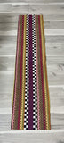 Mackenzie Childs “Sunset” Table Runner 5 Ft Long Courtly Check Retired Exc Cond