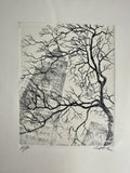 Leon Dolice “Gotham” Artist Proof 1932 Signed Etching Ethereal NYC Streetscape