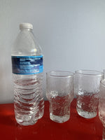 Six (6) Aslak Icicle 4” Juice Glasses Tapio Wirkkala Design Iittala Finland Exc