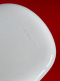 ALVAR AALTO Cased White Glass Freeform Vase Ittala Finland 6.25” x 8” Savoy 3030