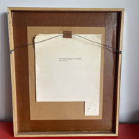 Bernard Buffet 1967 Mourlot Lithograph PURPLE BOUQUET Plate Signed Framed Art