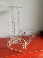 Vintage Lucite Stacking Wine Rack (x2) Retro Space Age Mod 70s 80s