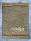 Mod 1970s CAPRICORN Schaeffler Chronos Wool Rug Tapestry Germany Vintage Zodiac