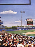 New York Mets Shea Stadium Matinee Photorealistic Limited Edition Lithograph NYC