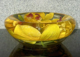 Emilio Robba 8” Orchids in “Illusion Water” Lucite Resin Bowl